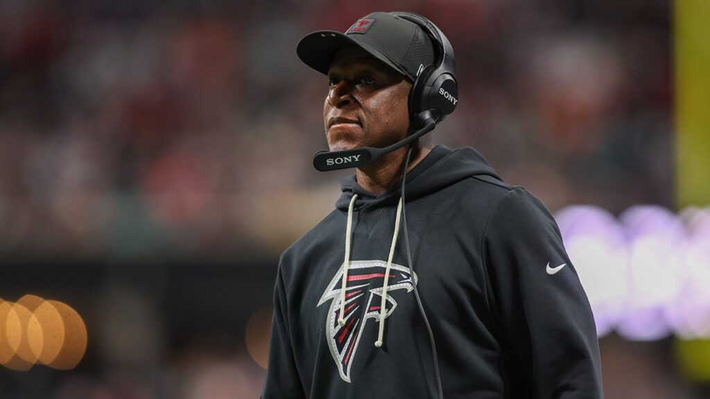 Falcons coach Raheem Morris defends Michael Penix Jr after viral clip: 'Feel bad for the kid'