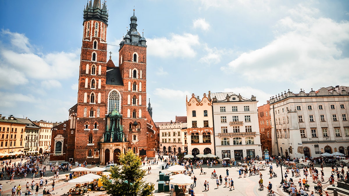 Old Town in Krakow, Poland