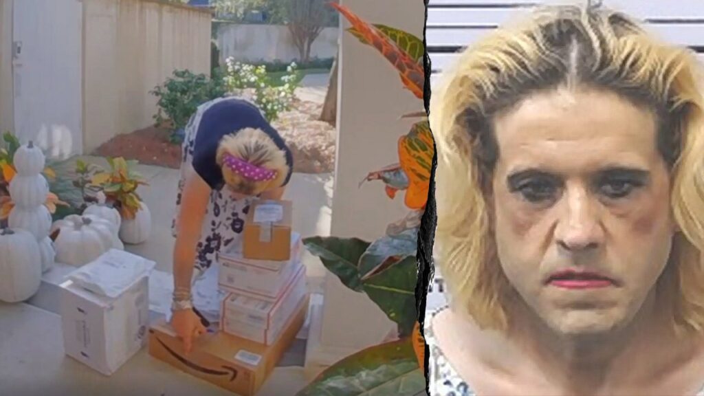 Alleged porch pirate in women's clothing busted after surveillance video goes viral: 'Particular look'