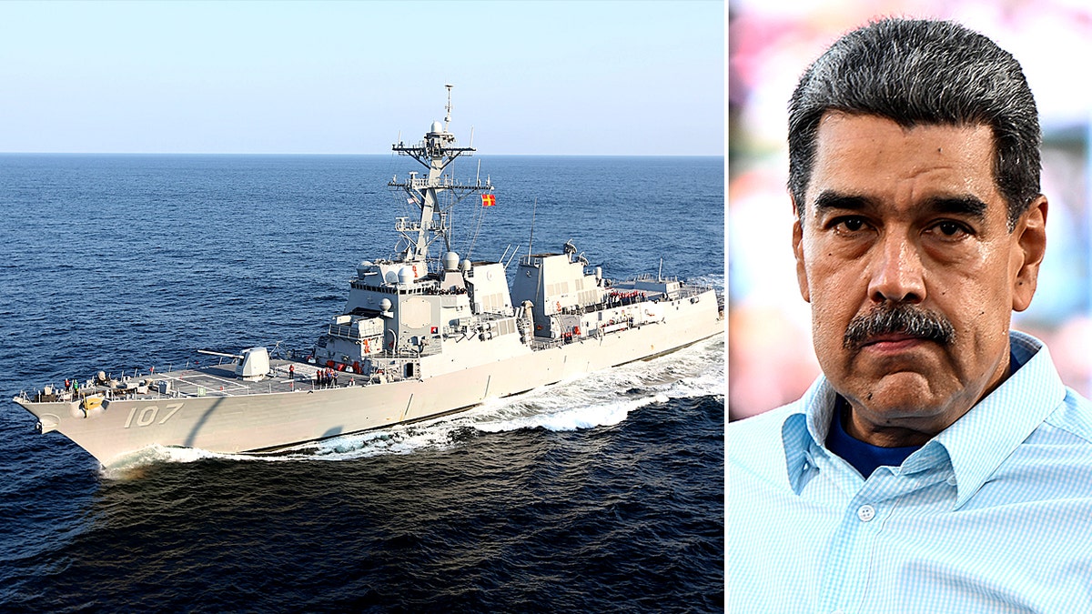 USS Gravely and President Maduro