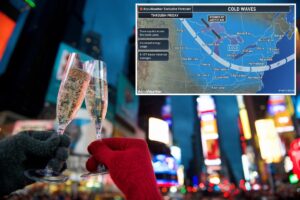 NYC revelers could face coldest ball drop since 2017 — and snow!