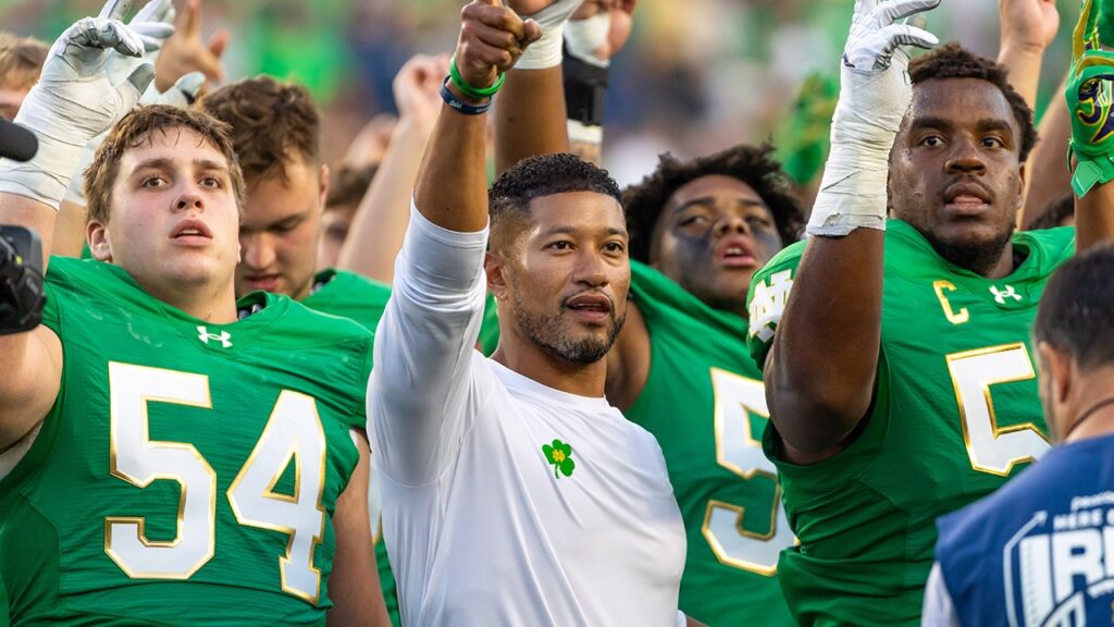 Urban Meyer's advice for Marcus Freeman as Notre Dame coach's name appears in NFL rumors