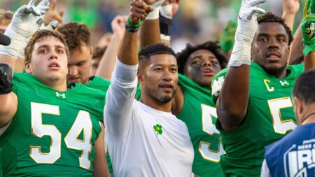 Urban Meyer's advice for Marcus Freeman as Notre Dame coach's name appears in NFL rumors