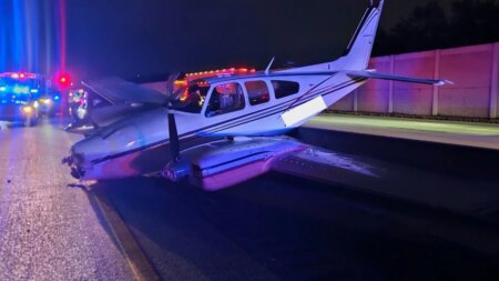 Stunned 911 dispatch reacts to plane crash-landing on Florida freeway: 'A plane … out of the sky?'