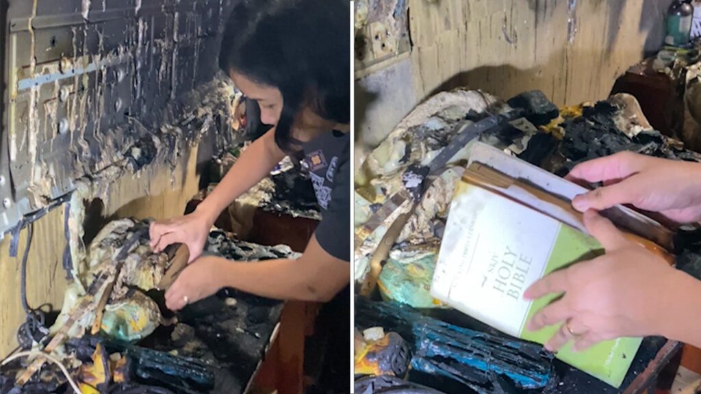 Fire wipes out family's home with 'nothing left' except for one treasured item: See the video