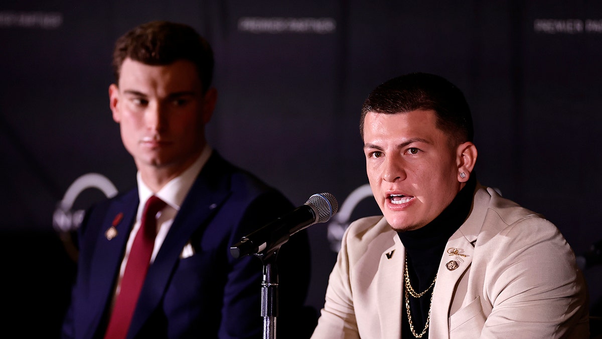 Diego Pavia answers questions