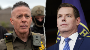 Swalwell slammed by Border Patrol commander over imagery showing ICE raiding Jesus Christ’s manger