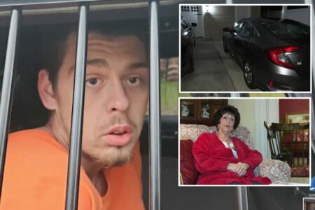 Ex-senator’s wife, 75, found escaped inmate cowering in the backseat of her car: ‘I was shaking like a leaf’