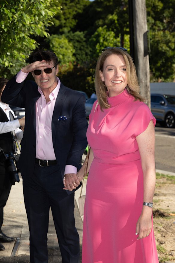 New NSW Liberal leader Kellie Sloane and her husband Adam Connolly.