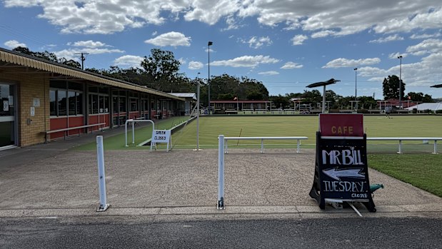 The unpretentious Belmont Bowls Club.