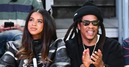 Blue Ivy Makes a Los Angeles Lakers Game Ultra Glamorous in a Stylish Look With Jay-Z