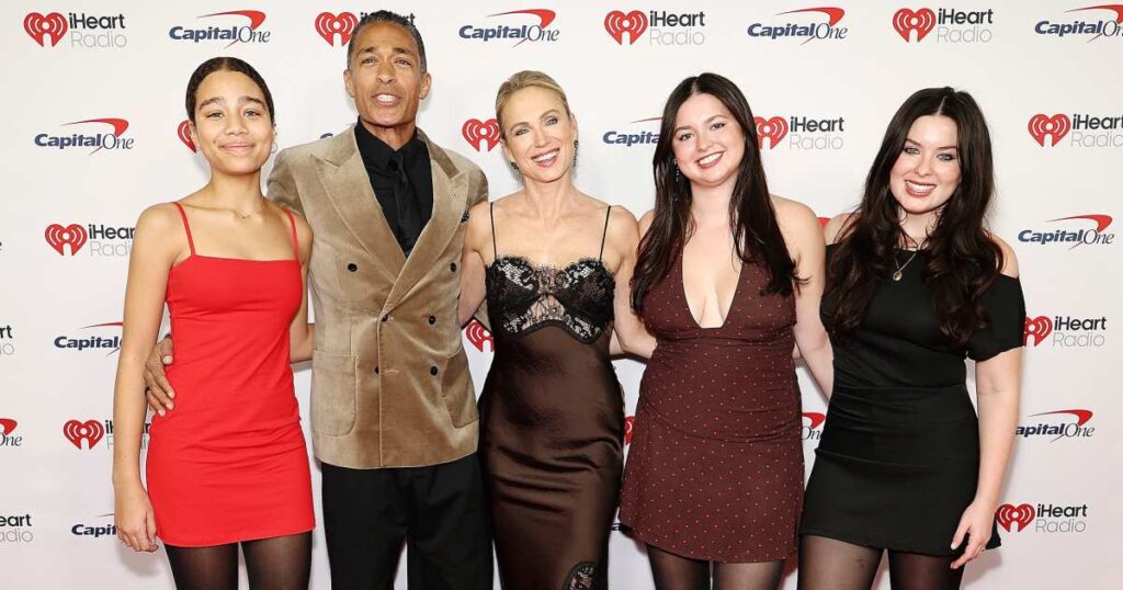 Amy Robach and T.J. Holmes Make Rare Appearance With Their Blended Family at Jingle Ball 2025