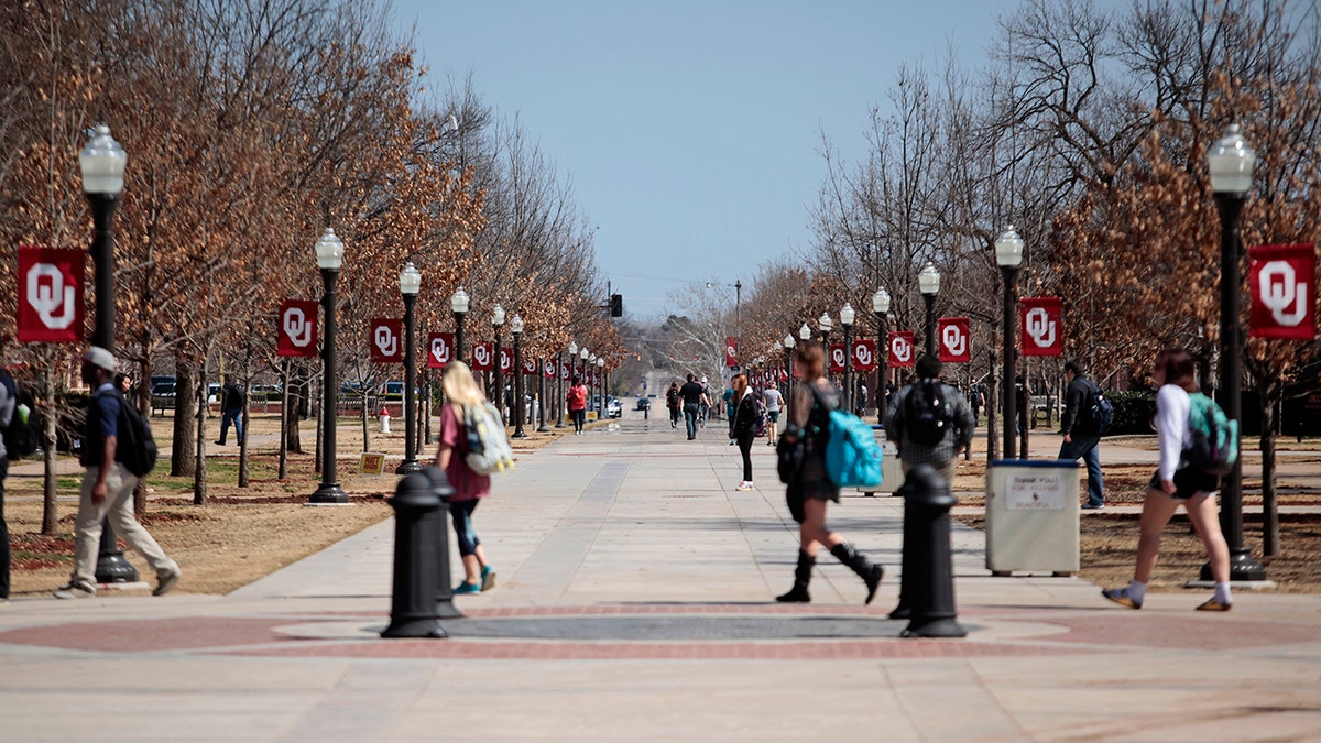 A photo of the University of Oklahoma campus