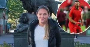 Kylie Kelce Shouts Out Brother-in-Law Travis Kelce While Playing With Otters: ‘That One’s for You’