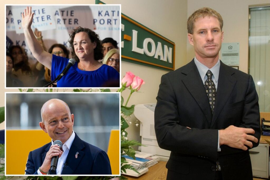 Crypto billionaire Chris Larsen backs Calif. GOP gov candidate — after betting on Katie Porter