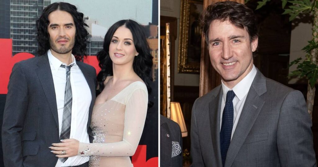 Russell Brand Takes Aim at Ex-Wife Katy Perry’s Relationship With ‘Globalist Stooge’ Justin Trudeau
