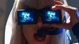 Lady Gaga performs on Rove Live