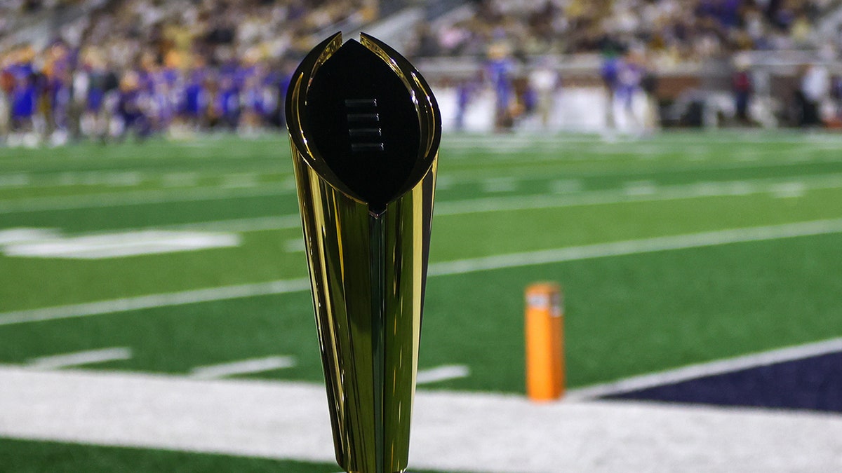College Football Playoff National Championship trophy