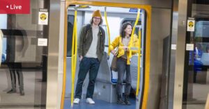 First weekday services commence through new stations Arden, Parkville, State Library, Town Hall, Anzac, United Firefighters Union responds to trespassing claims