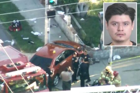 High school track team mowed down during training run when suspected drunk driver careens onto sidewalk