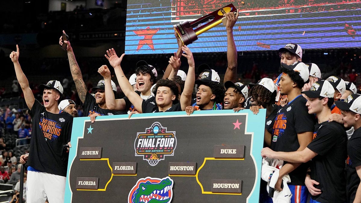 Florida Gators celebrate winning national championship