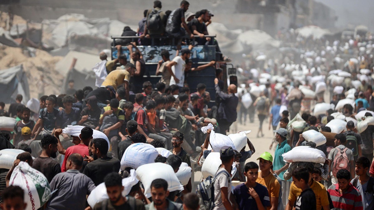 Gaza aid deliveries.