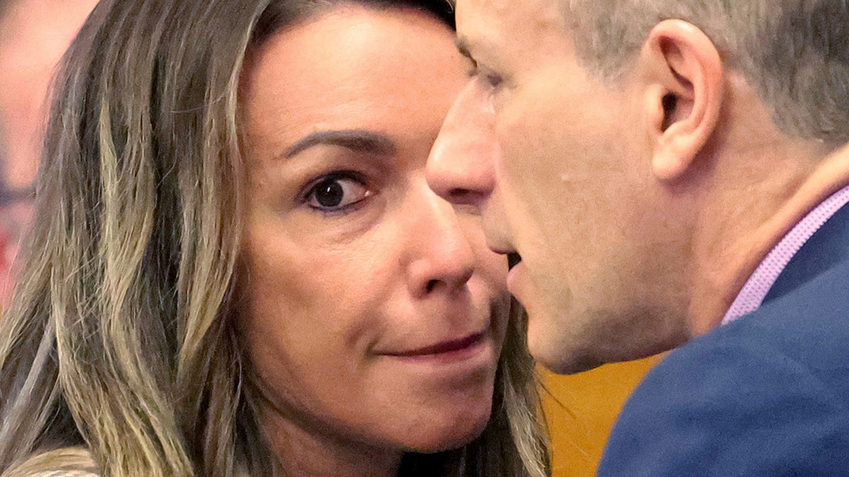 Karen Read in court at her retrial for the killing of John O'Keefe.