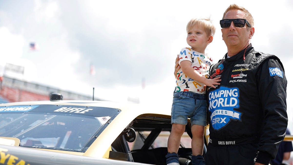Greg Biffle and his son