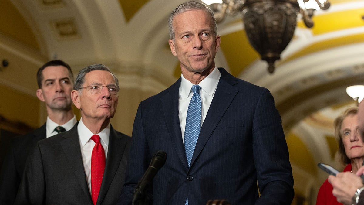 Senate Majority Leader John Thune and Senate Republican leadership