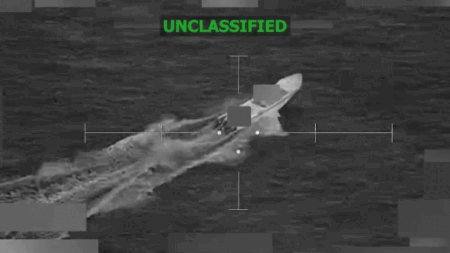 US military strikes narco-terrorist vessels in latest Eastern Pacific drug trafficking operation