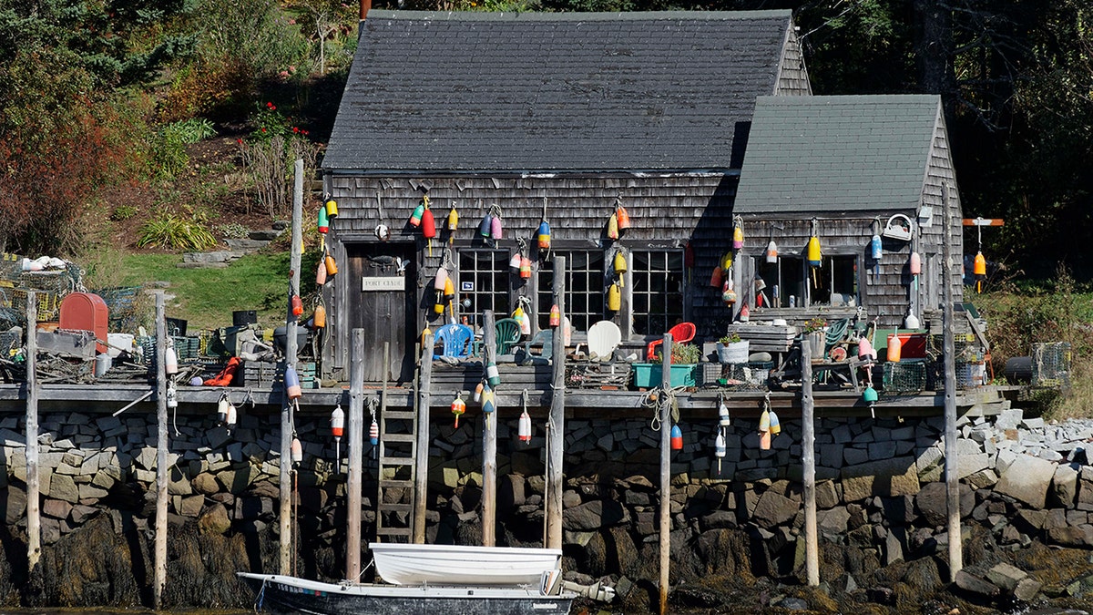Building on river in St. George Maine