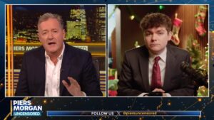 Nick Fuentes makes bigoted admission after Piers Morgan probes his sexuality