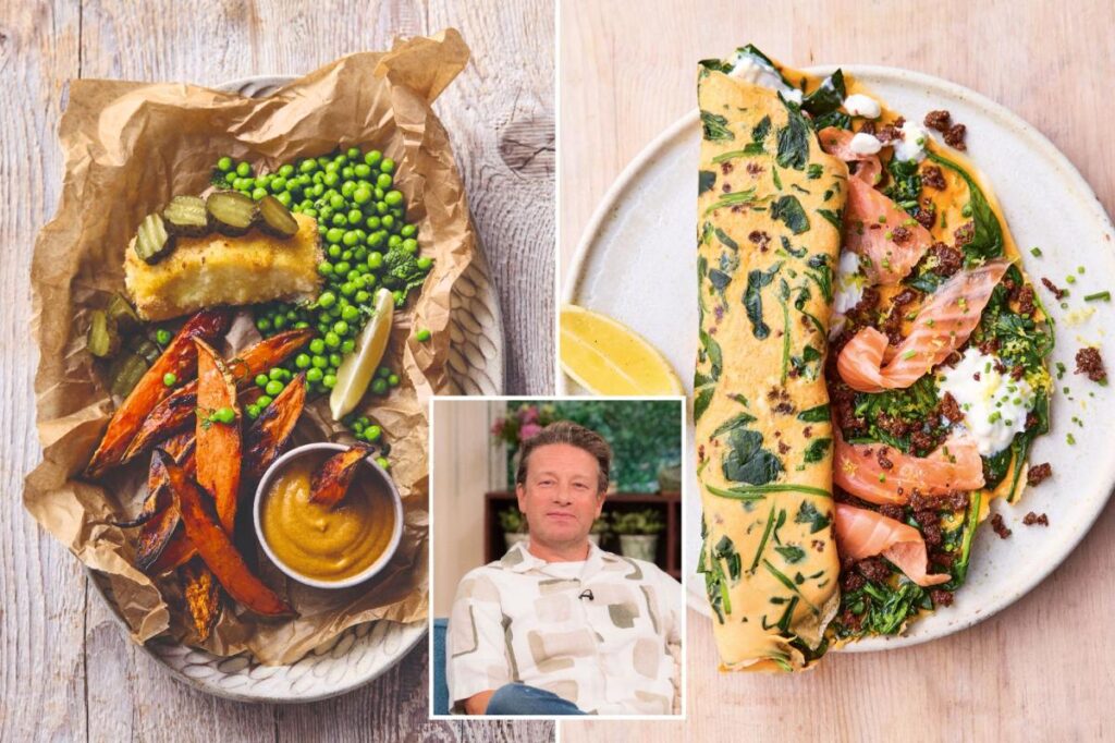 Jamie Oliver reveals how he made a healthy version of fish and chips with this surprising cheat