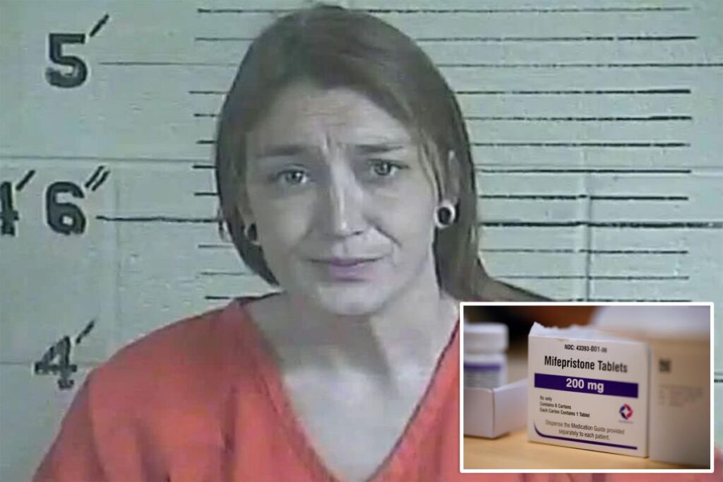 Kentucky woman, 35, charged with homicide after using abortion pills then burying fetus in backyard