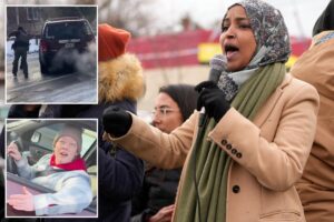 Ilhan Omar urges public to film ICE, chides agent who shot Renee Good for getting ‘in front of moving car’