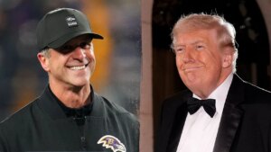 Trump urges John Harbaugh to take the Giants head coaching job following stunning Ravens firing