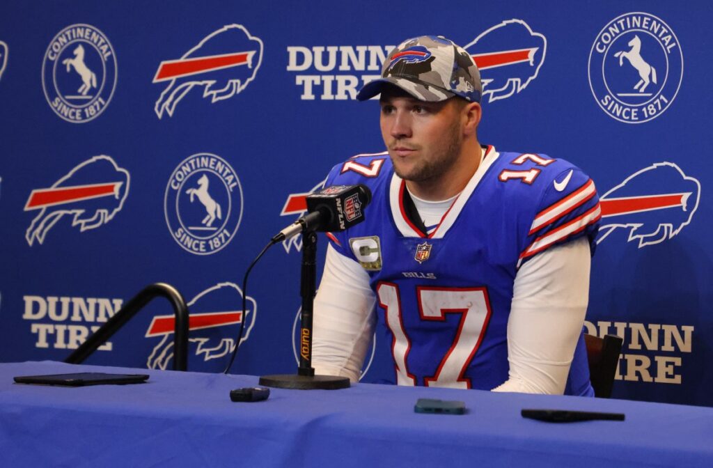 Bills QB Josh Allen Appears Banged Up at Public Appearance