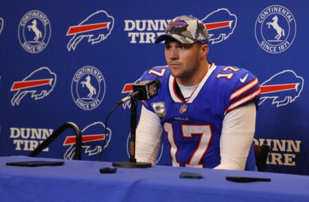 Bills QB Josh Allen Appears Banged Up at Public Appearance