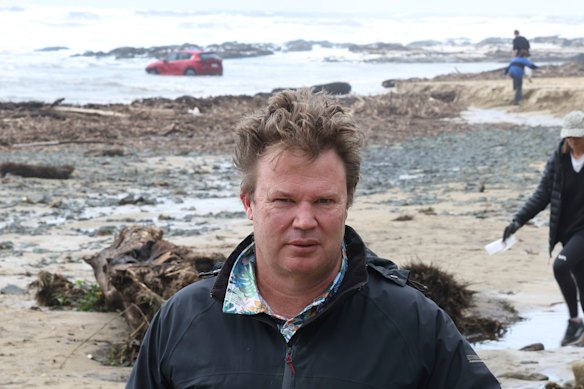 Matthew Stanhope, the owner of the red submerged car at Wye River.