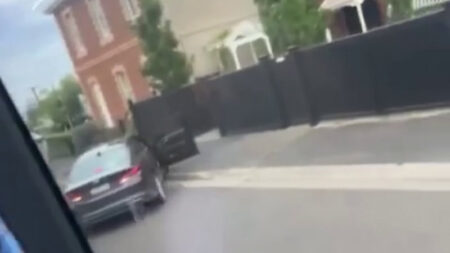 Geelong school bus rammed in dramatic police pursuit