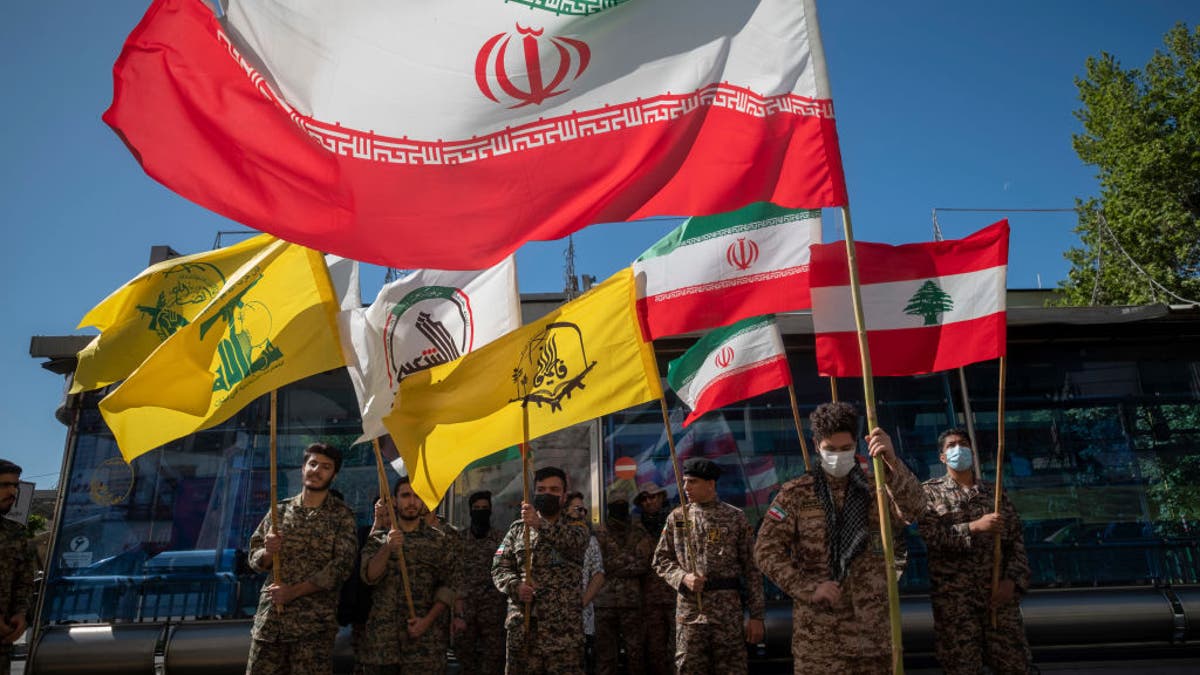 Basij forces in Iran.