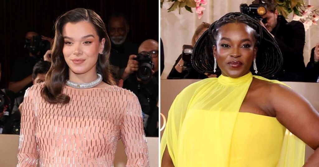 Pregnant Stars Show Off Baby Bumps at Golden Globes: Hailee Steinfeld, Wunmi Mosaku and More