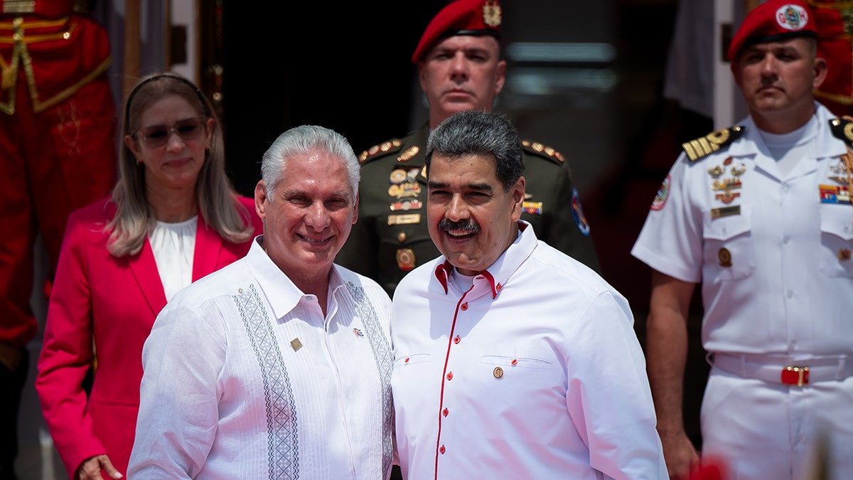 Diaz-Canel and Maduro