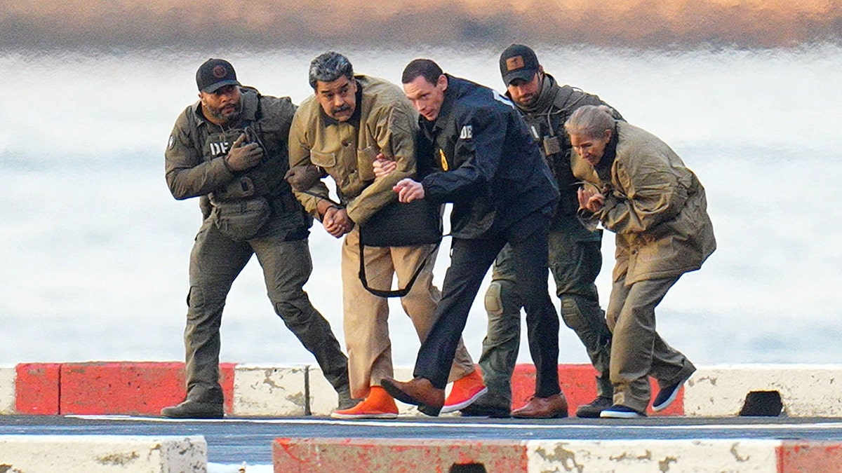 Maduro and his wife are brought to court in the US