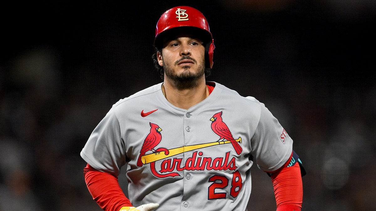 Nolan Arenado runs home