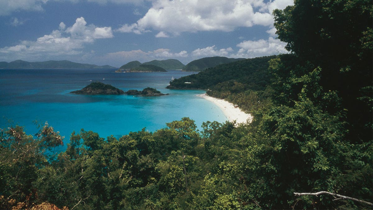 Trunk Bay in the U.S. Virgin Islands