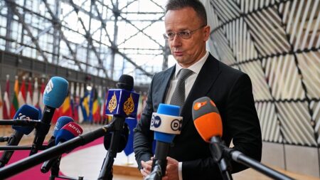 'Why do you hate Ukraine?' Hungarian minister clashes with reporters