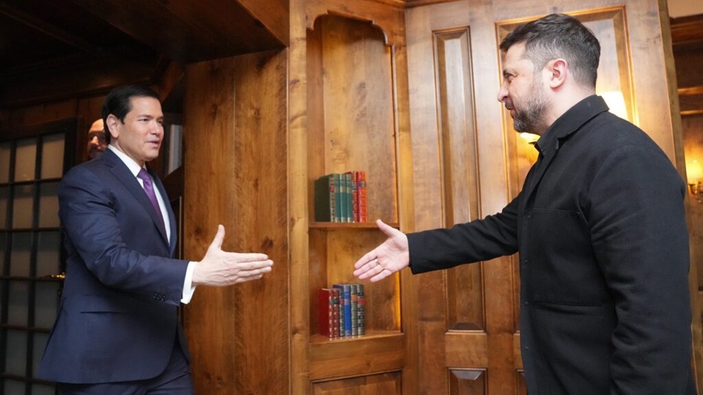Rubio meets with Zelenskyy ahead of crucial Geneva talks as he says Trump wants solution that 'ends bloodshed'