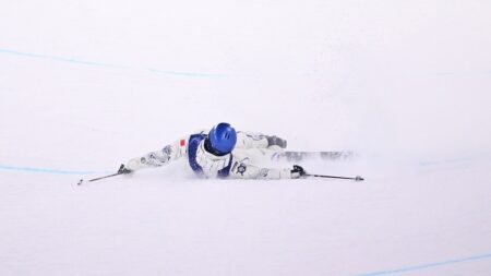 American-born Team China skier Eileen Gu suffers brutal fall during Olympics