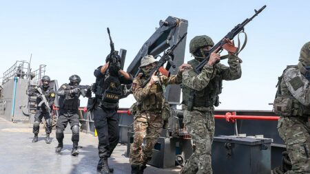 Iran covertly repositions strike drones amid Russia drills in Strait of Hormuz, expert says